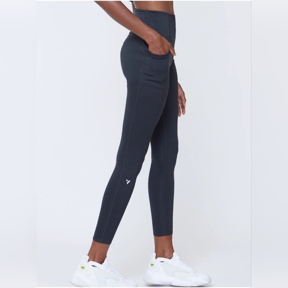 Leggings S Voice of Insiders SeaCell Wellness Charcoal Gray Athletic Wear - Picture 10 of 11